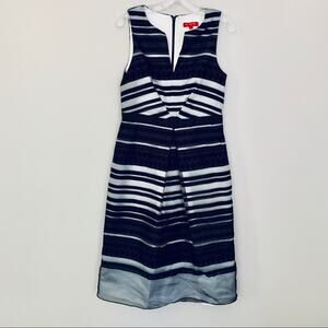 K Derhy black embroidered chiffon tulle cocktail dress size Medium